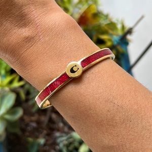 Coach Red & Gold Bangle